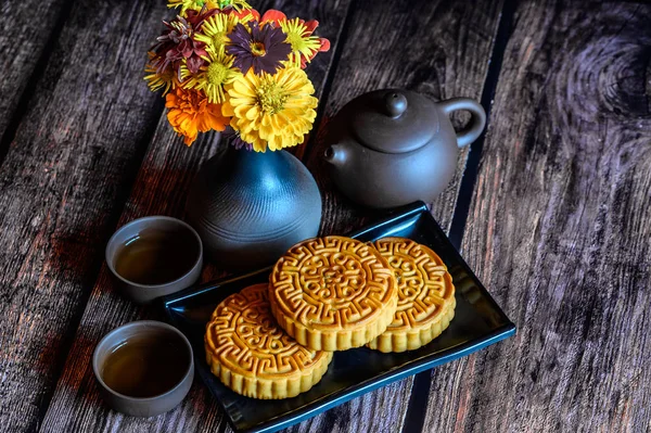 Mid Autumn Festival Mooncake — Stock Photo, Image