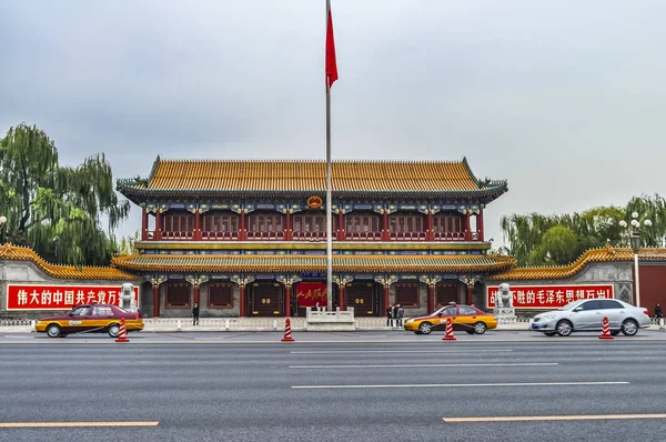 Berömda Byggnader Och Landskap Beijingxinhuamen — Stockfoto