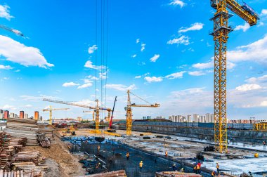 Changchun Yeni Bölgesi, Çin 'deki inşaat alanının inşaatı ve genişletilmesi