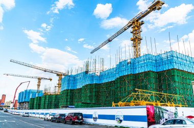 Changchun Yeni Bölgesi, Çin 'deki inşaat alanının inşaatı ve genişletilmesi