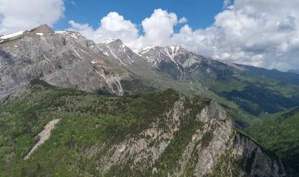 Landschap Van Ligurische Bergen Deel Van Italiaanse Alpen — Stockfoto