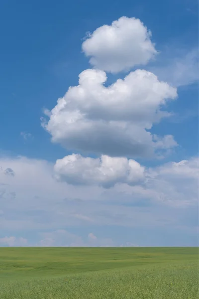 Облака Пасмурная Сельская Местность Подольский Район Украины — стоковое фото