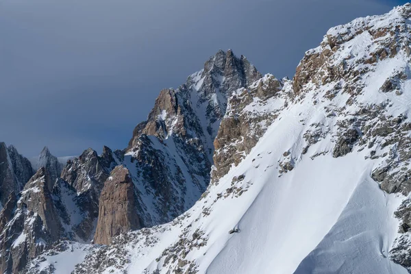 Горные Пейзажи Graian Alps Горный Массив Монблан Долина Аоста Италия — стоковое фото