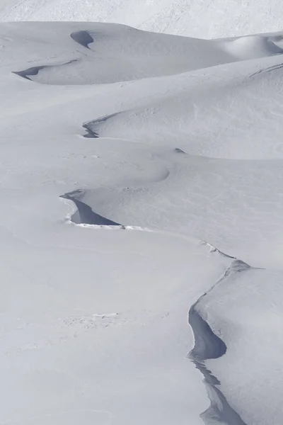 Neve Tapada Alpes Italianos — Fotografia de Stock