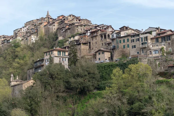 ピーニャ イタリアのリグーリア州の地域の古代の村 — ストック写真