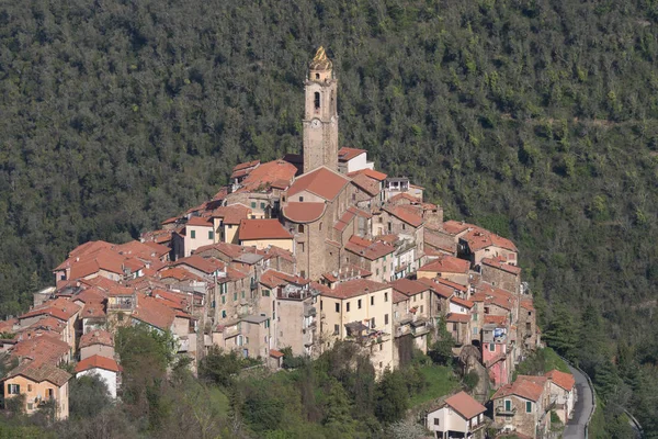 Castelvittorio Satul Antic Din Regiunea Liguria Din Italia — Fotografie, imagine de stoc