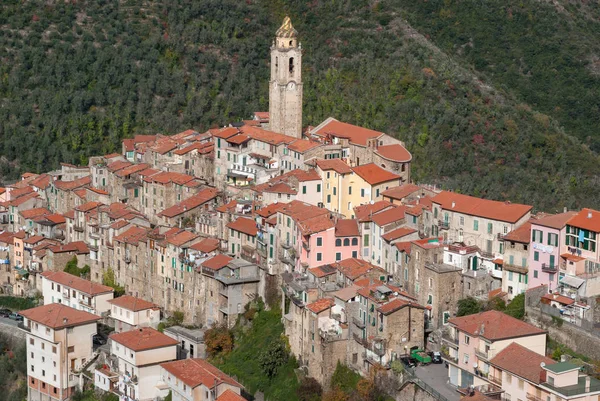 Castelvittorio Antiguo Pueblo Región Liguria Italia —  Fotos de Stock