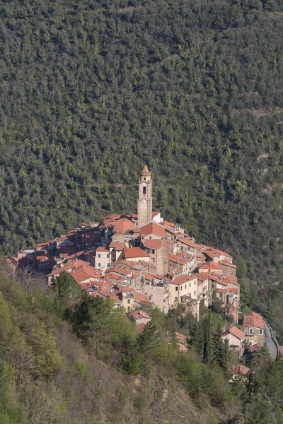 Castelvittorio Den Gamla Byn Regionen Ligurien Italien — Stockfoto