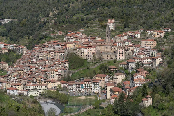 Pigna 意大利利古里亚地区的古村落 — 图库照片