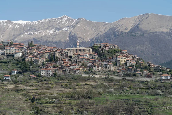 Triora Antigua Aldea Región Liguria Italia —  Fotos de Stock