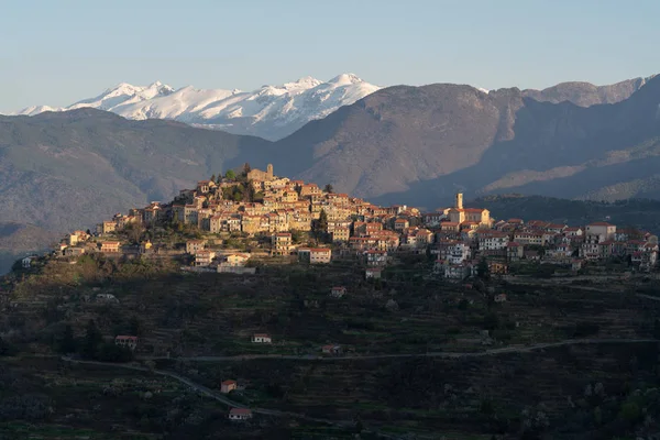 Ancien Village Baiardo Province Imperia Italie — Photo