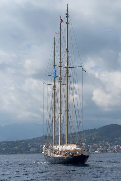 Imperia Włochy Września 2018 Etap Panerai Challenge Jachty Klasyczne Jest — Zdjęcie stockowe