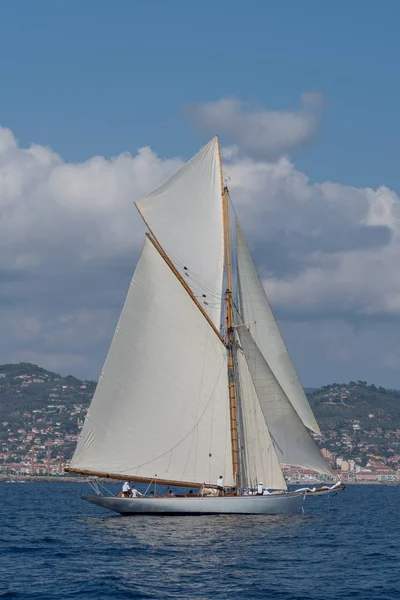 Segelboot Alten Stil Auf Dem Mittelmeer — Stockfoto