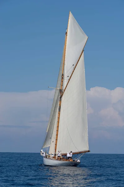 Segelboot Alten Stil Auf Dem Mittelmeer — Stockfoto