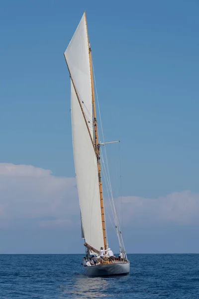 Veleiro Velho Estilo Mar Mediterrâneo — Fotografia de Stock