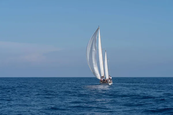 Segelboot Alten Stil Auf Dem Mittelmeer — Stockfoto