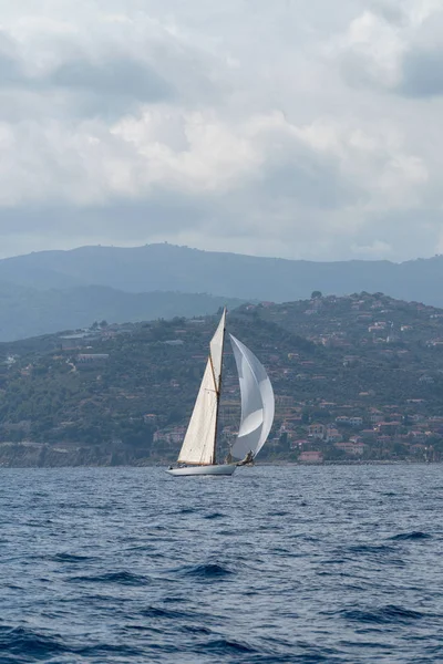 Segelboot Alten Stil Auf Dem Mittelmeer — Stockfoto