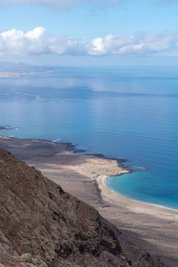 Kanarya Adaları, İspanya. Panoramik Mirador del Rio, Lanzarote Adası