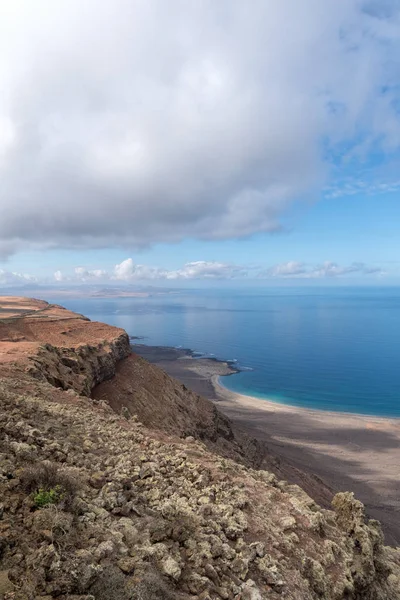 Canary Islands Spain Panoramic View Mirador Del Rio Lanzarote Island — Stock Photo, Image