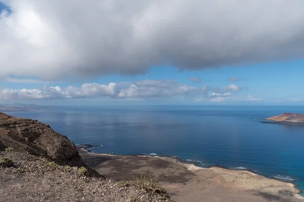 Kanarya Adaları Spanya Panoramik Mirador Del Rio Lanzarote Adası — Stok fotoğraf