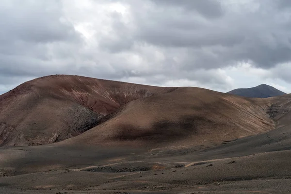 Robust Vulkaniska Landskap Lanzarote Island Kanarieöarna Spanien — Stockfoto