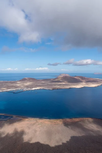 Islas Canarias España Vista Panorámica Desde Mirador Del Río Isla — Foto de Stock