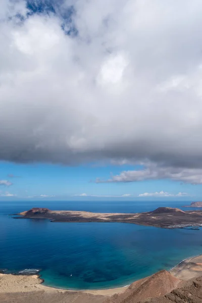 Kanarya Adaları Spanya Panoramik Mirador Del Rio Lanzarote Adası — Stok fotoğraf