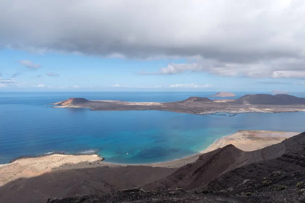 Kanarya Adaları Spanya Panoramik Mirador Del Rio Lanzarote Adası — Stok fotoğraf