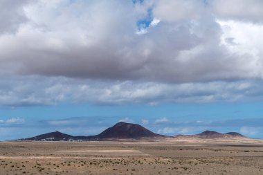 Vahşi bölgede Lanzarote Adası, kanarya, İspanya