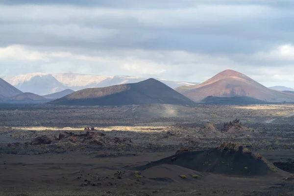 Montanas Timanfaya Lanzarote 카나리아 스페인 — 스톡 사진