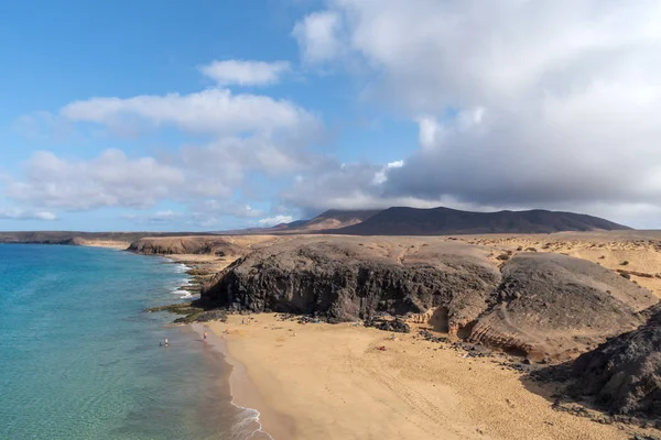 Cera beach, Playa de la Cera, Papagayo plajları, Lanzarote Adası, Kanarya Adaları, İspanya
