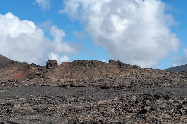 火山景观 蒙塔纳斯德尔福戈 蒂曼法亚国家公园 兰萨罗特 加那利群岛 西班牙 — 图库照片