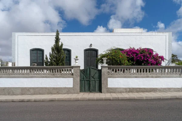 Tipik Bir Adası Lanzarote Kanarya Adaları Spanya — Stok fotoğraf