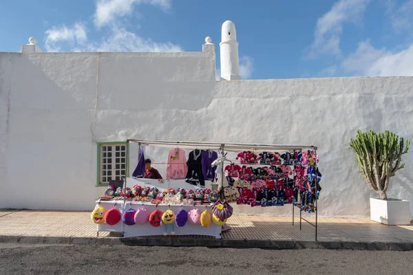 Teguise Lanzarote Spanya Ekim 2018 Her Pazar Kareler Villa Teguise — Stok fotoğraf