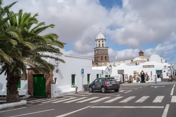 Teguise Lanzarote Spain October 2018 Typical Street Architecture Teguise Village — Stock Photo, Image