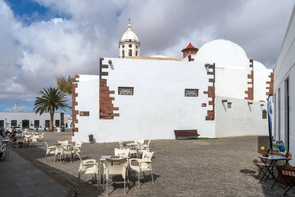 Teguise Lanzarote España Octubre 2018 Típica Calle Arquitectura Del Pueblo —  Fotos de Stock