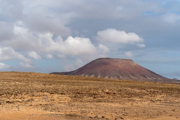 Montanhas Áridas Rochosas Fuerteventura Ilhas Canárias Espanha — Fotografia de Stock