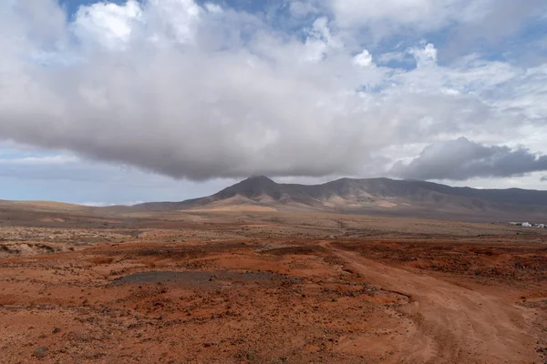 Montanhas Áridas Rochosas Fuerteventura Ilhas Canárias Espanha — Fotografia de Stock