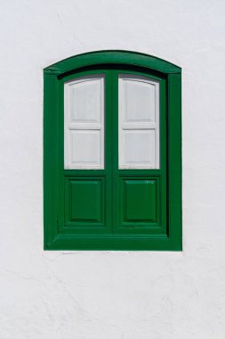 Ahşap pencere, Lanzarote, Kanarya Adaları, İspanya