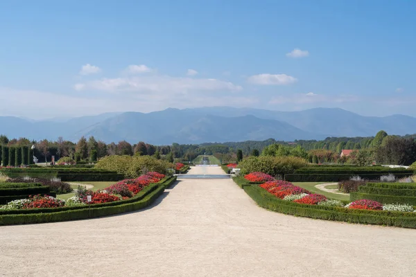 Virágoskert Venaria Reale Turin Olaszország — Stock Fotó