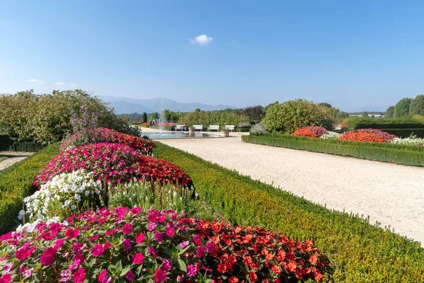 Flower Garden Venaria Reale Turin Italy — Stock Photo, Image