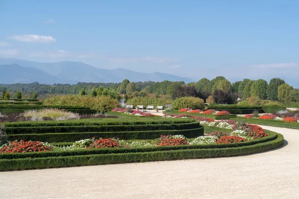 Virágoskert Venaria Reale Turin Olaszország — Stock Fotó
