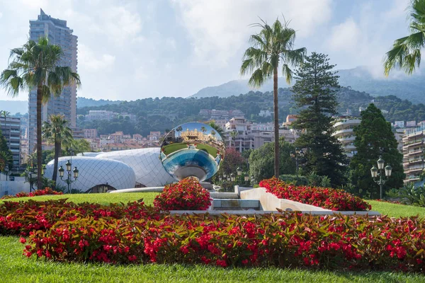 Tuinen Buiten Casino Van Monte Carlo Monaco Vorstendom — Stockfoto