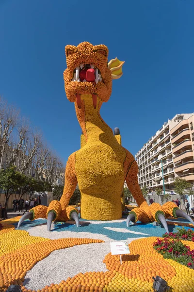 86 Menton limon Festivali — Stok fotoğraf