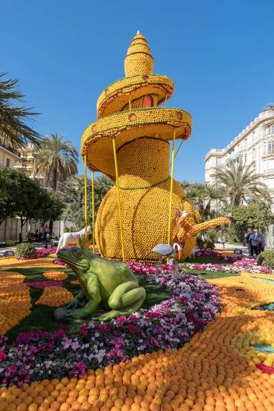 86 Menton citron festival — Stockfoto