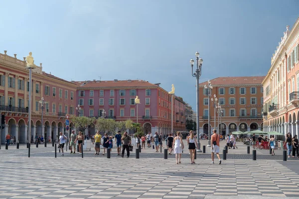 Bonito, Francia. Plaza Massena —  Fotos de Stock