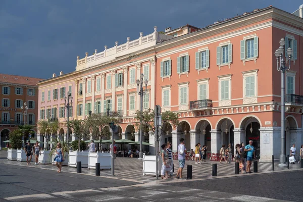 Bello, Francia. Piazza Massena — Foto Stock