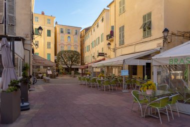 Menton, Fransa sokak görünümü