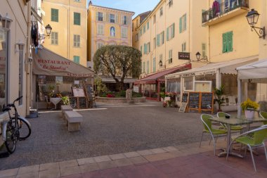 Menton, Fransa sokak görünümü