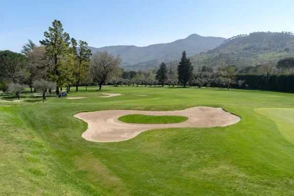 Garlenda golf course, kraj provincii Savona, Liguria, Itálie — Stock fotografie